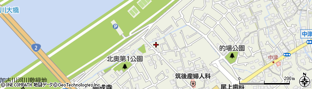 兵庫県加古川市加古川町中津209周辺の地図