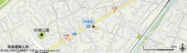 兵庫県加古川市加古川町中津715周辺の地図