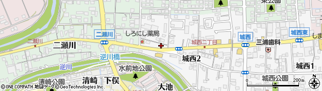 すき家掛川城西店周辺の地図