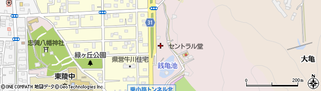 愛知県豊橋市牛川町（池下）周辺の地図