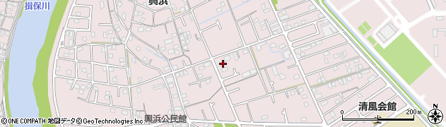 兵庫県姫路市網干区興浜442周辺の地図