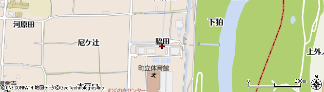 京都府精華町（相楽郡）下狛（脇田）周辺の地図