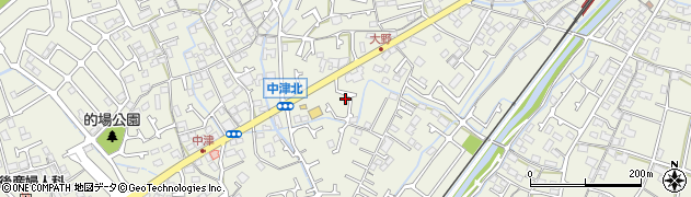 兵庫県加古川市加古川町中津777周辺の地図