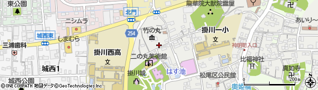 竹の丸周辺の地図