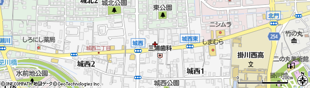 しゃぶ葉 掛川店周辺の地図