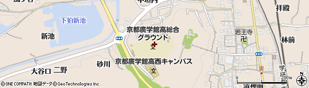 京都府精華町（相楽郡）下狛（長芝）周辺の地図