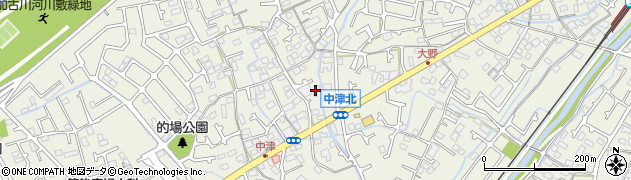 兵庫県加古川市加古川町中津436周辺の地図