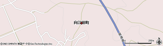 広島県三次市向江田町周辺の地図