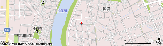 兵庫県姫路市網干区興浜609周辺の地図