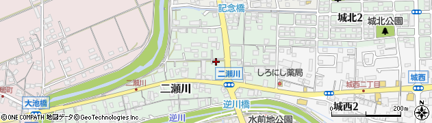 静岡県掛川市二瀬川周辺の地図