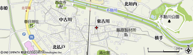 京都府木津川市山城町平尾東古川49周辺の地図