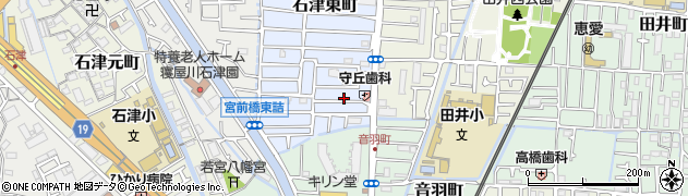 大阪府寝屋川市石津東町7周辺の地図