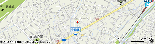 兵庫県加古川市加古川町中津718周辺の地図