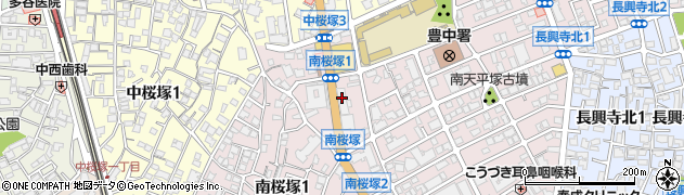 株式会社緑生研究所　大阪支所周辺の地図