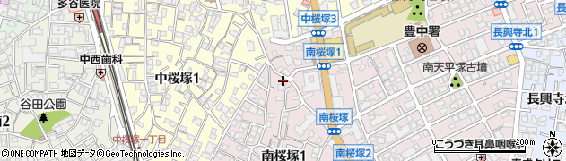 豊中市管工事協同組合周辺の地図