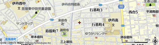 三菱電機寮周辺の地図