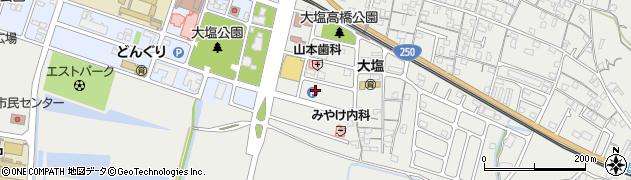 兵庫県姫路市大塩町（宮前）周辺の地図