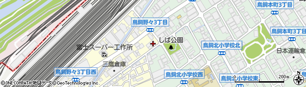 弘立倉庫株式会社　大阪営業所周辺の地図