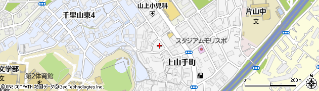 大阪府吹田市上山手町28周辺の地図