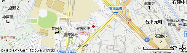 多田平安堂周辺の地図