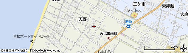 愛知県知多郡美浜町野間中町周辺の地図