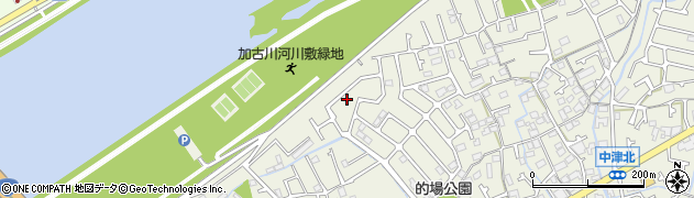 兵庫県加古川市加古川町中津158周辺の地図