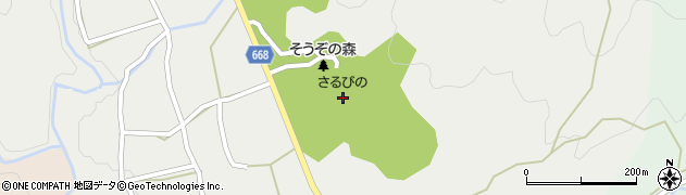 伊賀の国　大山田温泉さるびの周辺の地図