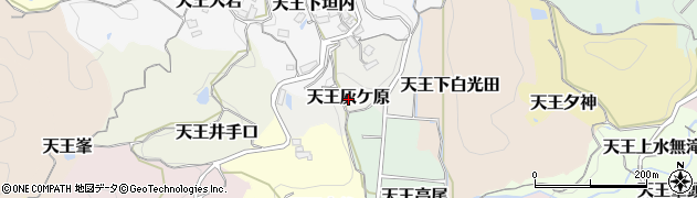 京都府京田辺市天王灰ケ原周辺の地図