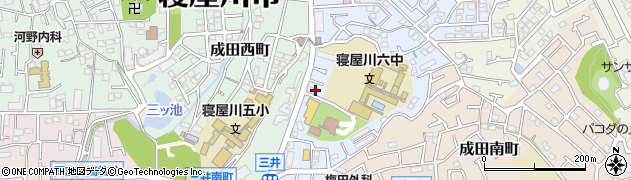 大阪府寝屋川市成田町5周辺の地図