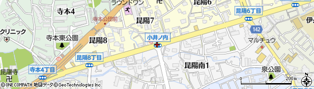 小井ノ内周辺の地図