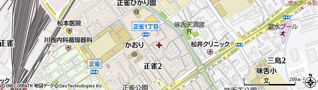 秀栄荘周辺の地図