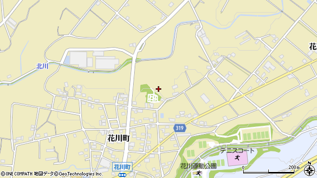 〒433-8109 静岡県浜松市中央区花川町の地図