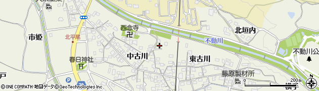 京都府木津川市山城町平尾東古川73周辺の地図