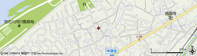 兵庫県加古川市加古川町中津372周辺の地図