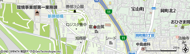 主計管工株式会社　大阪事業所周辺の地図