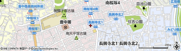 ペンギンショップ　南桜塚店周辺の地図