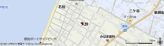 愛知県美浜町（知多郡）野間（天野）周辺の地図