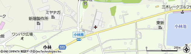 兵庫県三木市福井2366周辺の地図