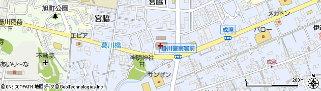 掛川警察署周辺の地図