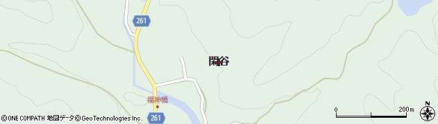 岡山県備前市閑谷周辺の地図
