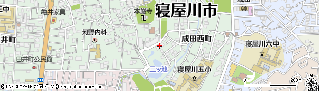 アスモ介護サービス香里三井周辺の地図