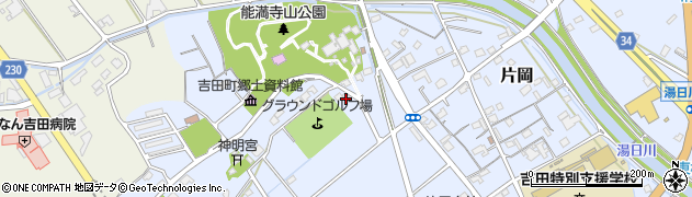 吉田町役場　小山城売店周辺の地図