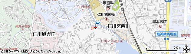 パンネル仁川店周辺の地図