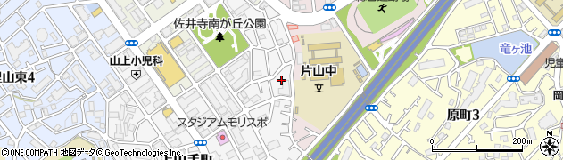 大阪府吹田市上山手町57周辺の地図