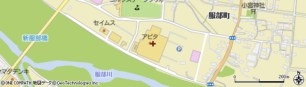 サンリペアアピタ伊賀上野店周辺の地図