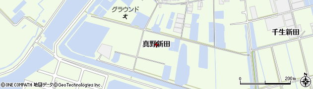 愛知県西尾市一色町生田（真野新田）周辺の地図