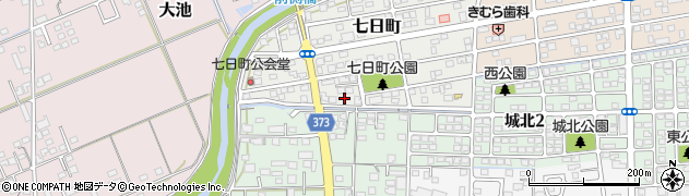静岡県掛川市七日町193周辺の地図