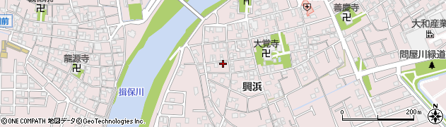 兵庫県姫路市網干区興浜271周辺の地図