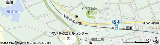 静岡県掛川市富部225周辺の地図