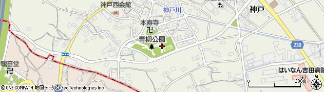 青柳公園周辺の地図